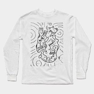 Psychedelic Animals Long Sleeve T-Shirt